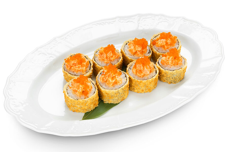 Ролл Хрустящий лосось доставка